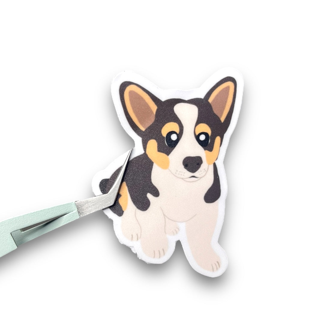 Walle Tri Color Corgi Sticker